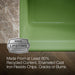 KOHLER K-5664 Whitehaven 23-1/2" undermount single-bowl farmhouse kitchen sink, fresh green - view 3