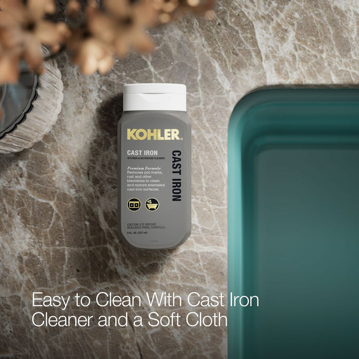 KOHLER K-5664 Whitehaven 23-1/2" undermount single-bowl farmhouse kitchen sink, teal - view 4