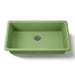 KOHLER K-5707 Iron/Tones 33" top-/undermount single-bowl kitchen sink, fresh green - view 4