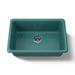 KOHLER K-5708 Iron/Tones 27" top-/undermount single-bowl kitchen sink, teal - view 5