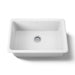 KOHLER K-5708 Iron/Tones 27" top-/undermount single-bowl kitchen sink, white - view 4