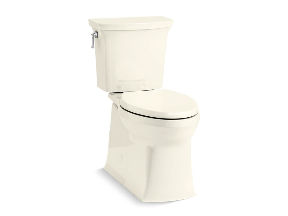 KOHLER K-5709 Corbelle ContinuousClean XT two-piece elongated toilet with skirted trapway, 1.28 gpf