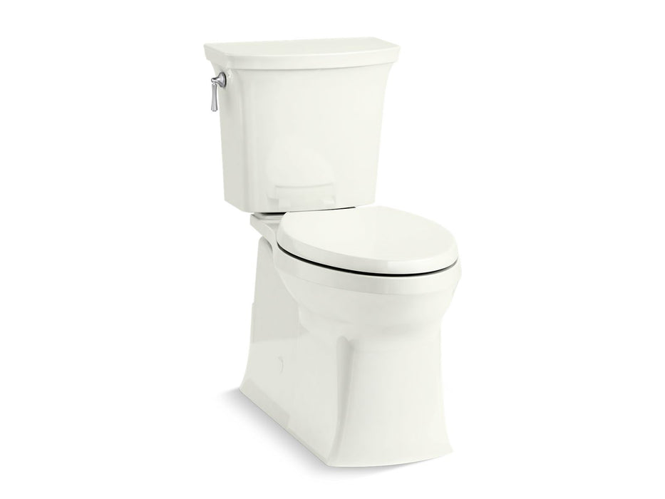 KOHLER K-5709 Corbelle ContinuousClean XT two-piece elongated toilet with skirted trapway, 1.28 gpf