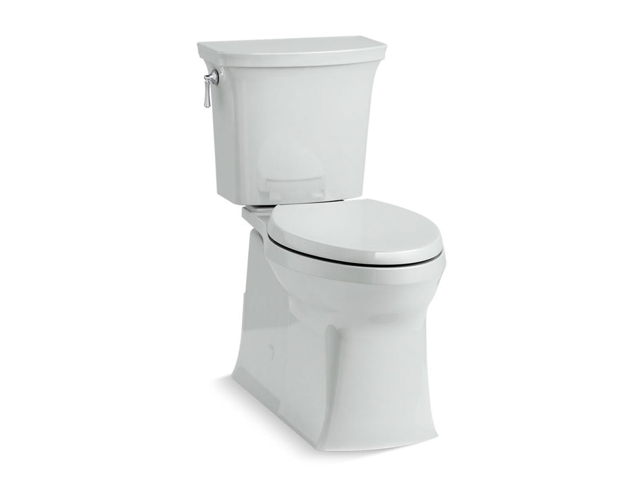 KOHLER K-5709 Corbelle ContinuousClean XT two-piece elongated toilet with skirted trapway, 1.28 gpf