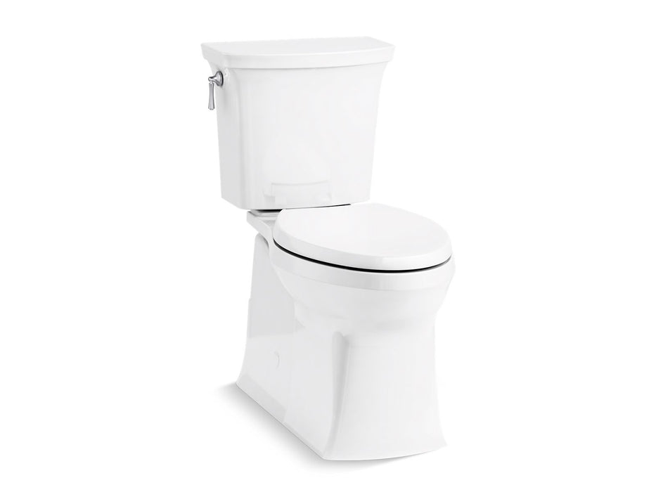 KOHLER K-5709 Corbelle ContinuousClean XT two-piece elongated toilet with skirted trapway, 1.28 gpf