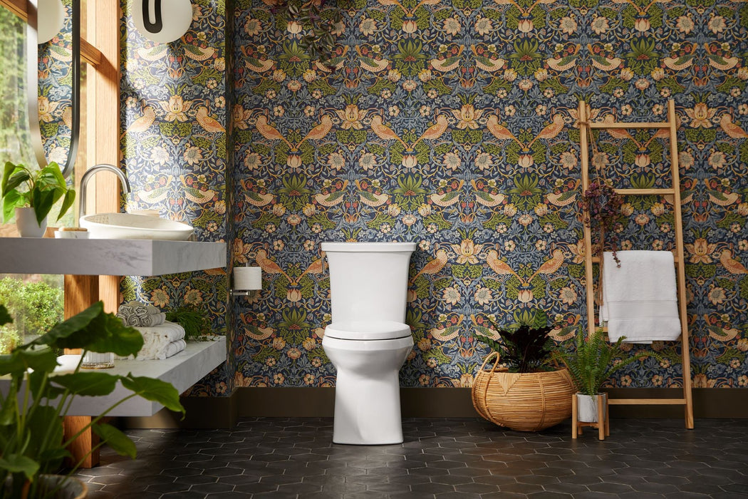 KOHLER K-5709 Corbelle ContinuousClean XT two-piece elongated toilet with skirted trapway, 1.28 gpf