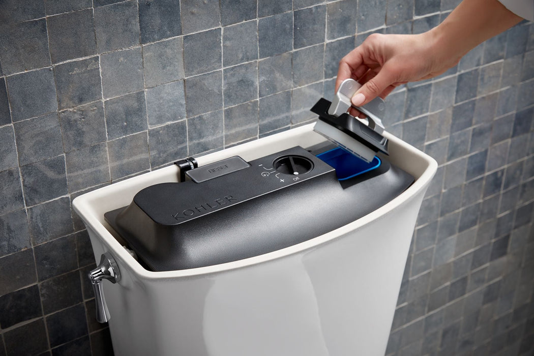KOHLER K-5709 Corbelle ContinuousClean XT two-piece elongated toilet with skirted trapway, 1.28 gpf