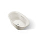 KOHLER K-5713 Underscore 59-3/4" x 35-3/4" drop-in bath, biscuit