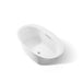 KOHLER K-5713 Underscore 59-3/4" x 35-3/4" drop-in bath, white