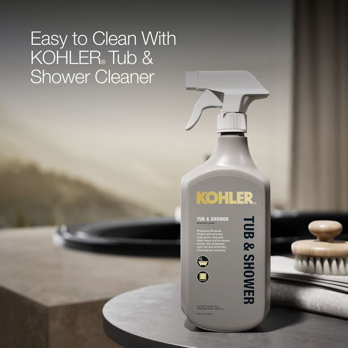KOHLER K-5713-W1 Underscore 59-3/4" x 35-3/4" drop-in bath with Bask heated surface
