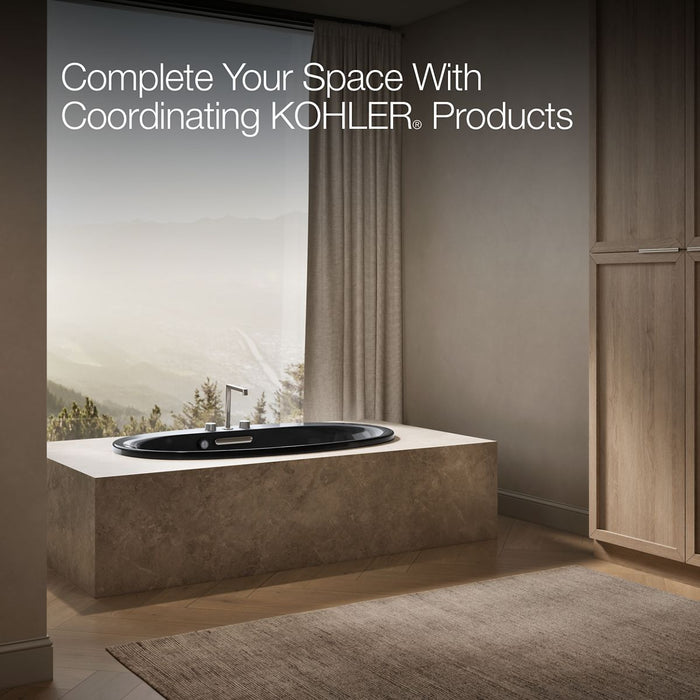 KOHLER K-5713-W1 Underscore 59-3/4" x 35-3/4" drop-in bath with Bask heated surface