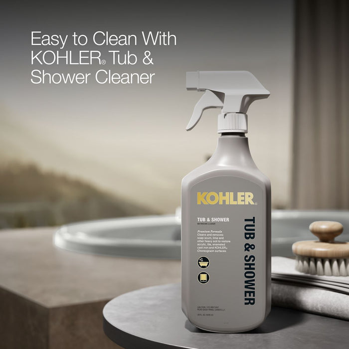 KOHLER K-5713-W1 Underscore 59-3/4" x 35-3/4" drop-in bath with Bask heated surface