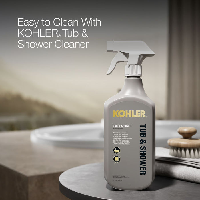 KOHLER K-5713-W1 Underscore 59-3/4" x 35-3/4" drop-in bath with Bask heated surface