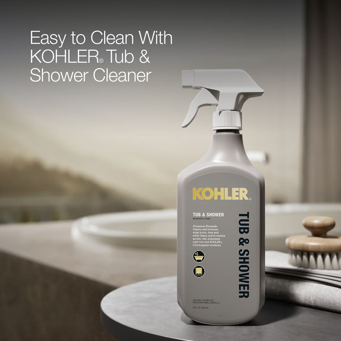 KOHLER K-5715 Underscore 65-1/2" x 35-3/4" drop-in bath, biscuit - view 5