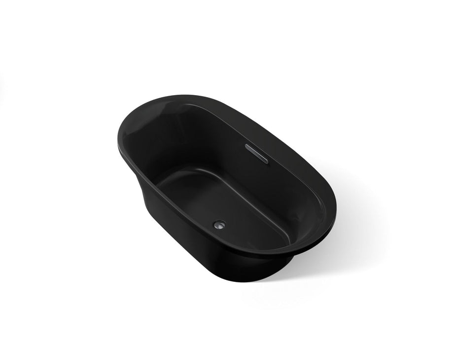 KOHLER K-5715 Underscore 65-1/2" x 35-3/4" drop-in bath, black black