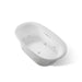 KOHLER K-5716-XHGH Underscore 65-1/2" x 35-3/4" drop-in Heated BubbleMassage air bath with whirlpool, ice grey