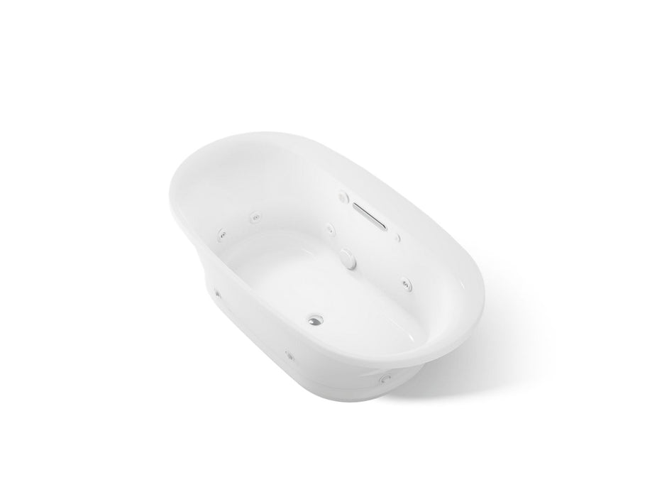 KOHLER K-5716-XHGH Underscore 65-1/2" x 35-3/4" drop-in Heated BubbleMassage air bath with whirlpool