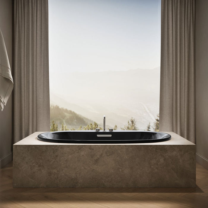 KOHLER K-5717 Underscore 71-1/2" x 41-1/2" drop-in bath, black black - view 3