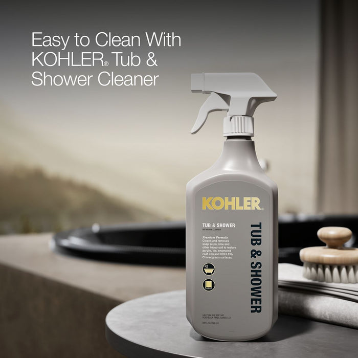 KOHLER K-5717 Underscore 71-1/2" x 41-1/2" drop-in bath, black black - view 4