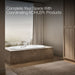 KOHLER K-5717-W1 Underscore 71-1/2" x 41-1/2" drop-in bath with Bask heated surface, white - view 3