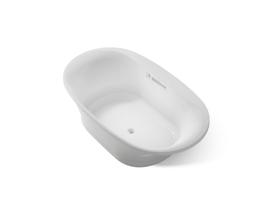 KOHLER K-5718-GH Underscore 71-1/2" x 41-1/2" drop-in Heated BubbleMassage, ice grey