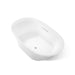 KOHLER K-5718-GH Underscore 71-1/2" x 41-1/2" drop-in Heated BubbleMassage, white