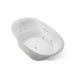 KOHLER K-5718-JH Underscore 72" x 42" drop-in heated whirlpool bath, ice grey