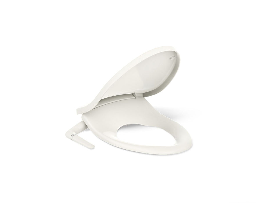 KOHLER K-5724 PureWash M250 Puretide Elongated manual bidet toilet seat, biscuit
