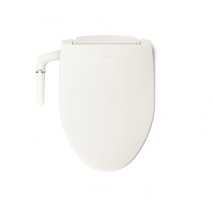 KOHLER K-5724 PureWash M250 Puretide Elongated manual bidet toilet seat, biscuit - view 2
