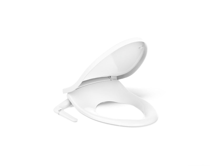 KOHLER K-5724 PureWash M250 Puretide Elongated manual bidet toilet seat, white