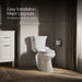 KOHLER K-5724 PureWash M250 Puretide Elongated manual bidet toilet seat, white - view 3
