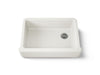 KOHLER K-5827 Whitehaven 32-3/4" undermount single-bowl farmhouse kitchen sink, biscuit