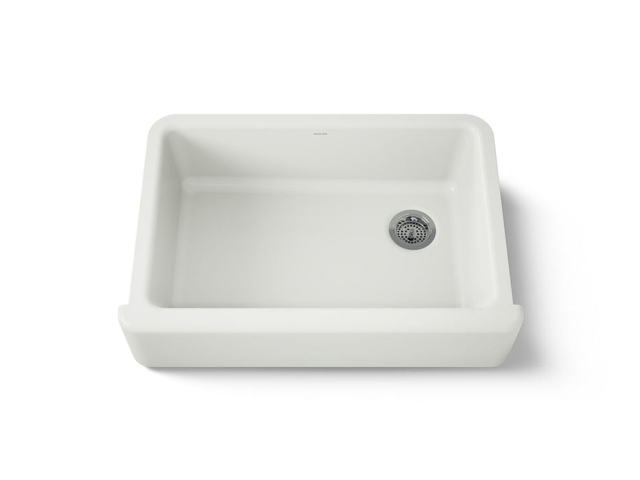 KOHLER K-5827 Whitehaven 32-3/4" undermount single-bowl farmhouse kitchen sink, dune
