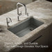 KOHLER K-5871-5UA1 Riverby 33" undermount single-bowl kitchen sink, thunder grey - view 4