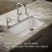 KOHLER K-5871-5UA1 Riverby 33" undermount single-bowl kitchen sink, white - view 4
