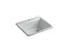 KOHLER K-5872-1A1 Riverby 25" top-mount single-bowl kitchen sink, ice grey