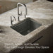 KOHLER K-5872-5UPC Riverby 25" undermount single-bowl workstation kitchen sink, thunder grey - view 4
