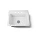 KOHLER K-5964-3 Mayfield 25" top-mount single-bowl kitchen sink, white - view 5