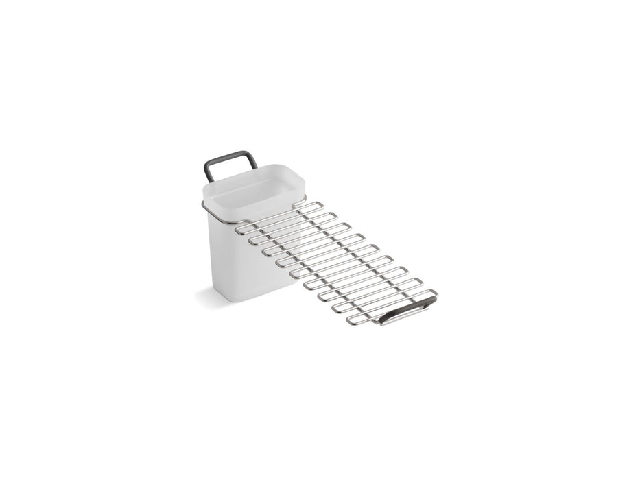 KOHLER K-6194 Riverby Utility rack with soaking cup, stainless steel