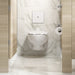 KOHLER K-61TB10S50-0WH Mach Flex Glass faceplate for concealed touchless toilet flushometer, dual-flush (1.1 / 1.28 gpf),...