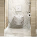 KOHLER K-61TB10S50-0WH Mach Flex Glass faceplate for concealed touchless toilet flushometer, dual-flush (1.1 / 1.28 gpf),...