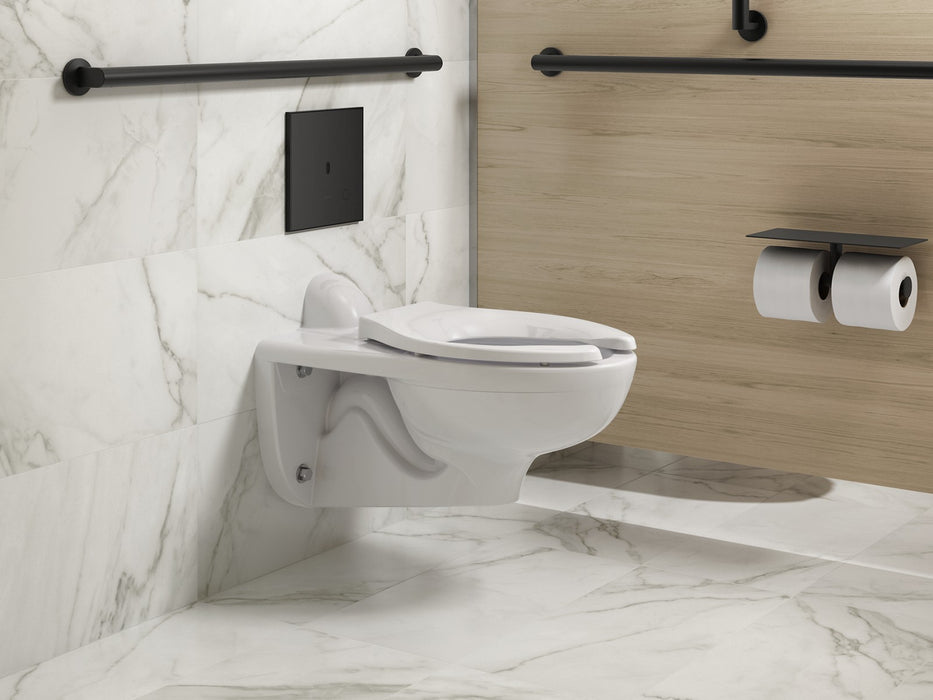 KOHLER K-61TB10S50-7BK Mach Flex Glass faceplate for concealed touchless toilet flushometer, dual-flush (1.1 / 1.28 gpf),...
