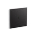 KOHLER K-61TB10S50-7BK Mach Flex Glass faceplate for concealed touchless toilet flushometer, dual-flush (1.1 / 1.28 gpf),...