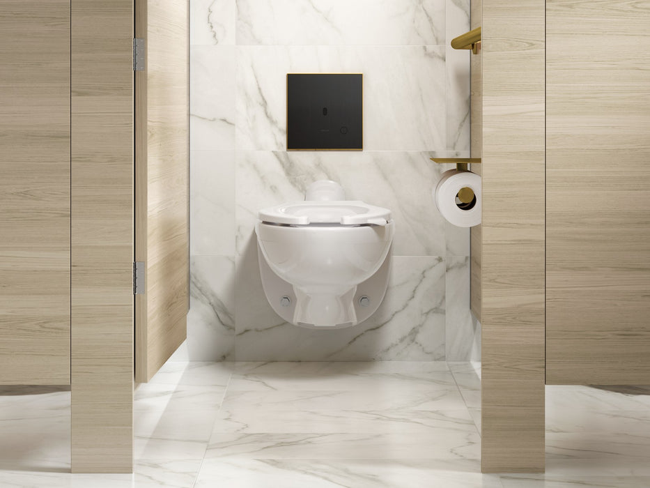KOHLER K-61TB10S50-7BK Mach Flex Glass faceplate for concealed touchless toilet flushometer, dual-flush (1.1 / 1.28 gpf),...