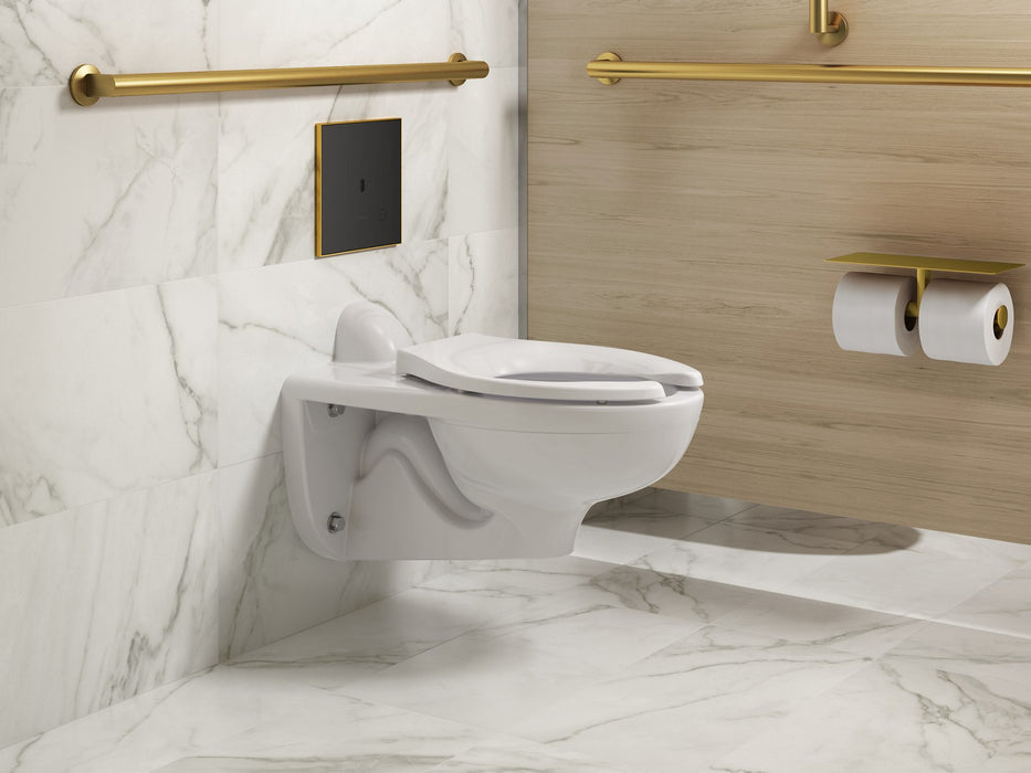 KOHLER K-61TB10S50-7BK Mach Flex Glass faceplate for concealed touchless toilet flushometer, dual-flush (1.1 / 1.28 gpf),...