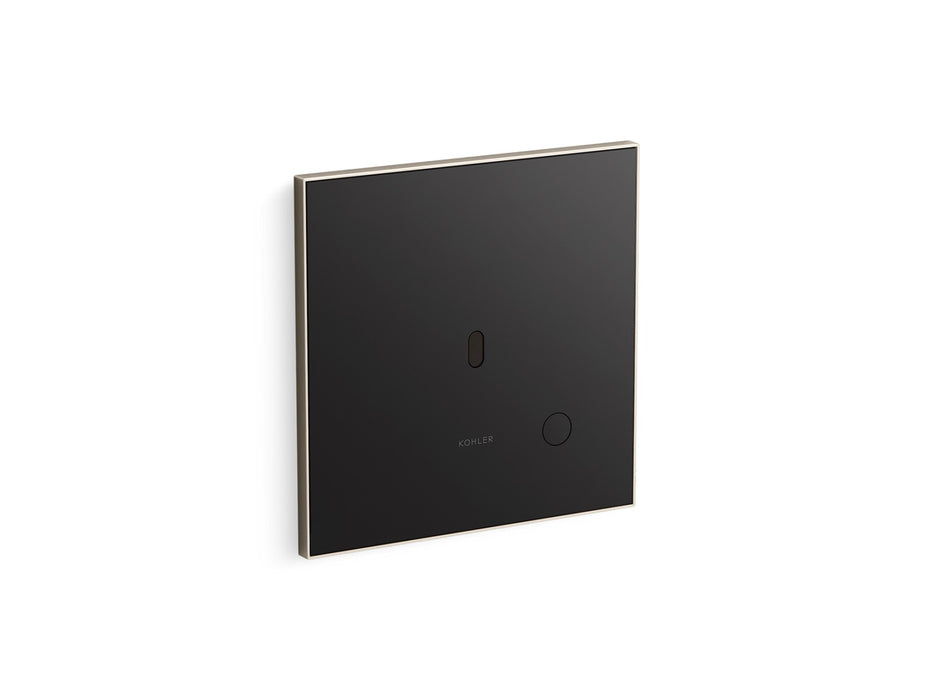 KOHLER K-61TB10S50-7BK Mach Flex Glass faceplate for concealed touchless toilet flushometer, dual-flush (1.1 / 1.28 gpf),...