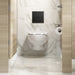 KOHLER K-61TB10S50-7BK Mach Flex Glass faceplate for concealed touchless toilet flushometer, dual-flush (1.1 / 1.28 gpf),...