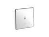 KOHLER K-61TB10U50-0WH Mach Flex Glass Faceplate for Concealed Touchless Toilet Flushometer, Dual-flush (1.1 / 1.6 GPF), Matt