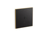 KOHLER K-61TB10U50-7BK Mach Flex Glass Faceplate for Concealed Touchless Toilet Flushometer, Dual-flush (1.1 / 1.6 GPF), Vibr