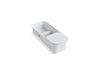 KOHLER K-6239-0 K-6239 Riverby Rinsing Colander with Cutting Board, white